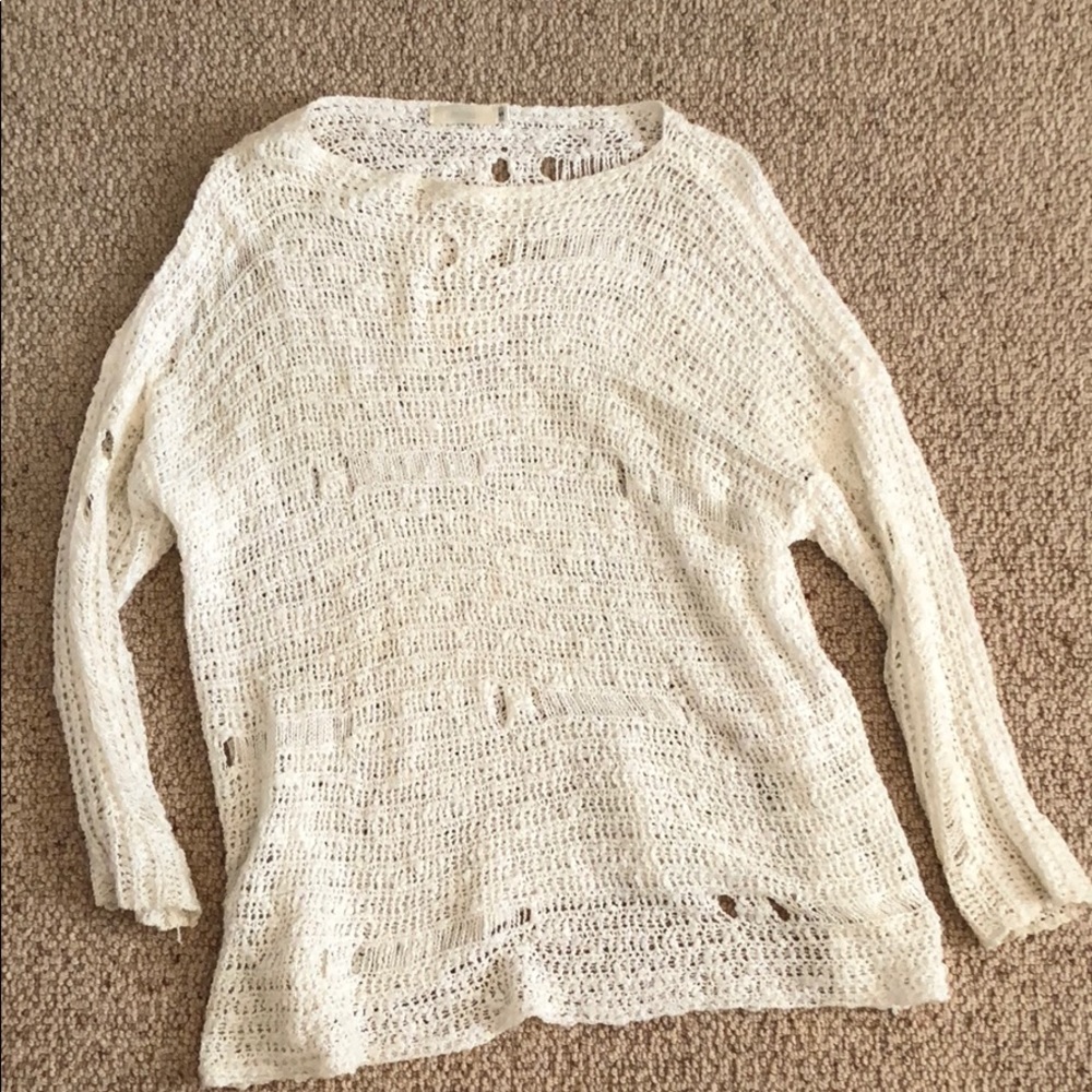 LF Oversized Hole Sweater